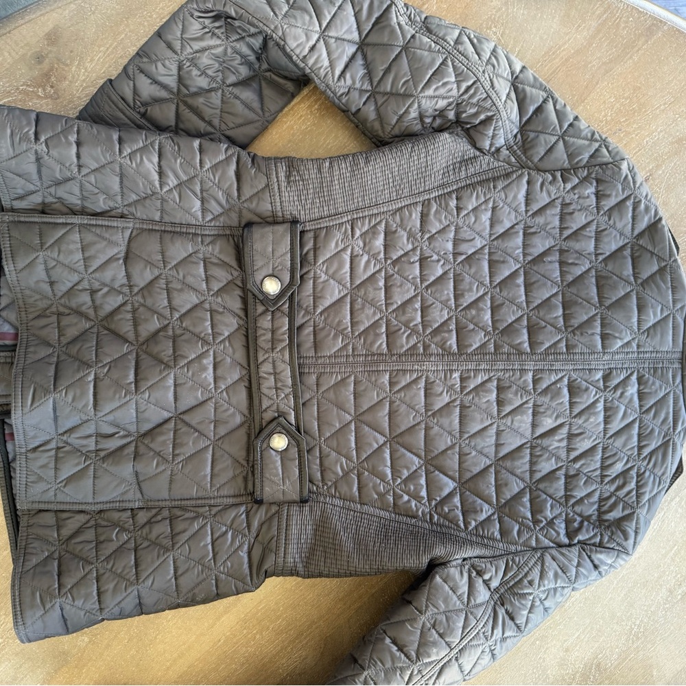 Burberry Brit Quilted Gray Women's Jacket - Picture 5 of 10